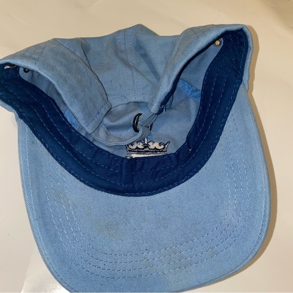 Men Peter Millar Crown Logo adjustable Baseball Cap Hat Light blue - Picture 2 of 3